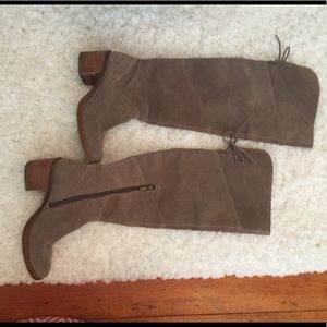 Over the knee lucky brand suede boots